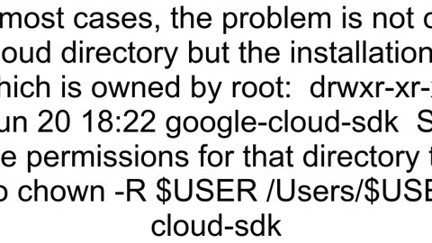 gcloud components update permission denied