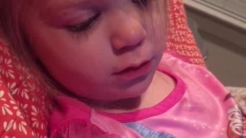 Toddler Gets Upset When Grandmother Won't Answer The Phone