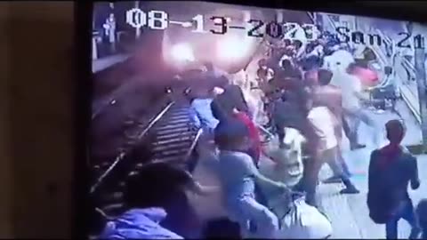 Man fell on track and got crushed under the Train