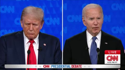 CNN Presidential Debate: President Joe Biden and former President Donald Trump