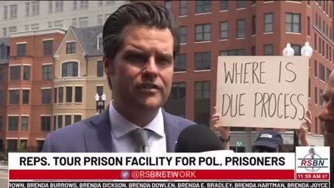 🚨 Breaking: Members of Congress Threatened with Trespassing when trying to Check on J6 Prisoners