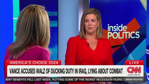 CNN's Brianna Keilar Tries To Flip Walz Stolen Valor Story Back On JD Vance