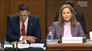 Mic Drop! Sen. Hawley Slams Hunter and Joe Biden During ACB Hearing