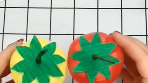 a woman makes peppers from used bottles for home decoration