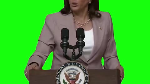 “You Think You Just Fell out of a Coconut Tree?” Kamala Harris | Green Screen