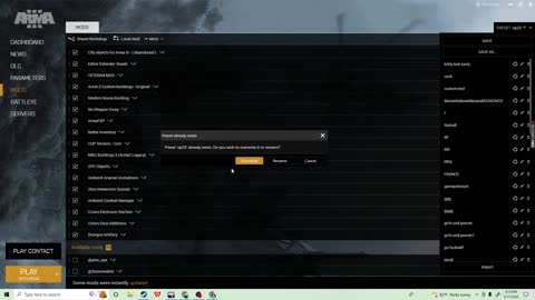 how to import arma3 mods