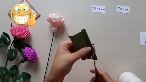 Twisted rose paper Flower Making Tutorial