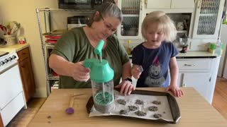 Lily-Rose Kindergarten Cook: Homemade Black Bean Tortilla Chips