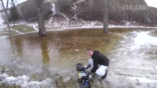 People Vs. Nature Fails: Taken Out By Wave