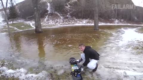 People Vs. Nature Fails: Taken Out By Wave