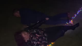 Wedding Guests Take a Tumble