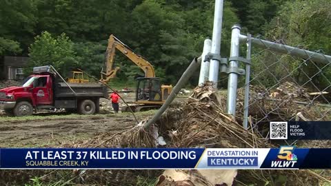 Eastern Kentucky flooding: Death toll rises to 37, governor says hundreds remain unaccounted for