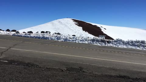 Mauna Kea after it snowed