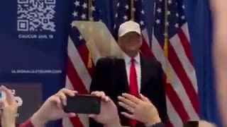 It’s crazy when President Trump walks in the room. The mood, the energy changes INSTANTLY.