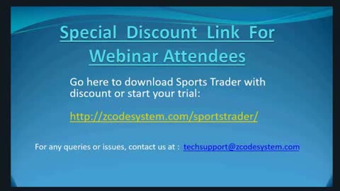 Zcode SportsTrader Webinar Replay