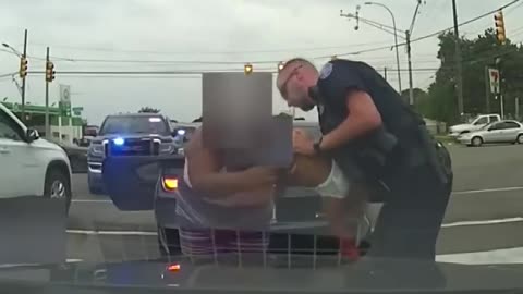 WATCH: Police officer saves choking baby #viral #dashcam