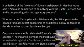 EU opens investigation into Elon Musk's X (formerly Twitter) over censorship demands-SheinSez 386