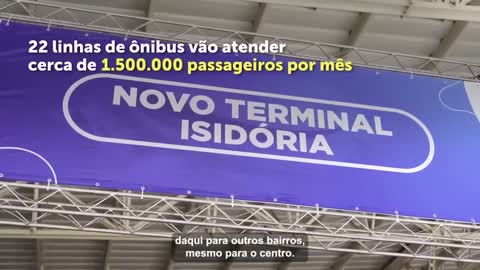 GOIÁS: Entregue o Terminal Isidória muda a realidade da população goiana.