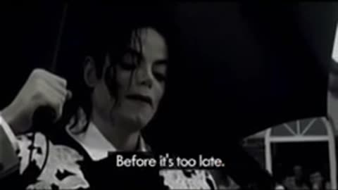 Michael Jackson talks about war