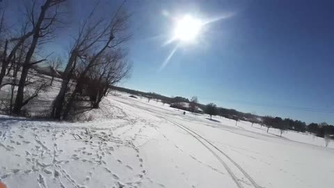 Winter Flight FPV - Last of the snow - Killing me batteries softly - Freestyle Snow + Deer Feeder!