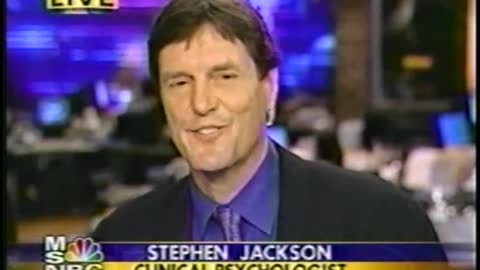 MSNBC AND FOX NEWS - Dr. Stephen Royal Jackson, Ph.D.