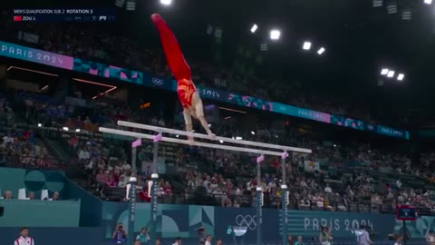 Top moments from the men s all around gymnastics qualifiers paris olympics nbc sports