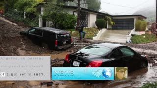 Atmospheric river: Three killed as record rainfall drenches California