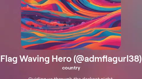 Flag Waving Hero (@admflagurl38)