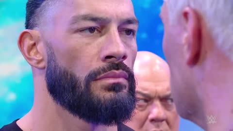 Roman Reigns comes face-to-face with cody Rhodes