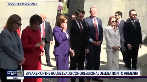 Nancy Pelosi visits Armenia