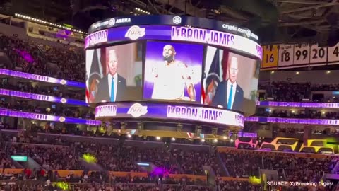 “Everybody’s Booing Joe Biden”: Resurfaced Video Shows Lakers Fans Sounding Off On Joe Biden