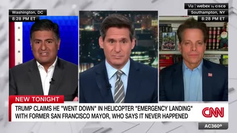 Trump said he was in helicopter 'emergency landing' with former mayor. See mayor's response