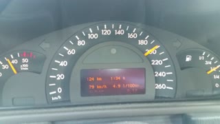 Mercedes c200 Top Speed 200km/h