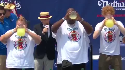 Winner Of Lemonade Chugging Contest