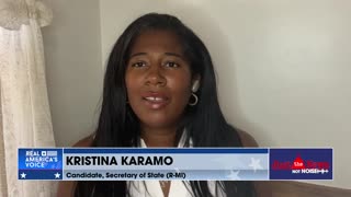 GOP Nominee for Michigan Secretary of State Kristina Karamo discusses election integrity