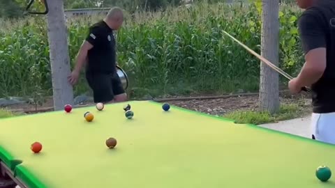 Funny video billiards