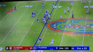 Halftime Alabama vs Florida