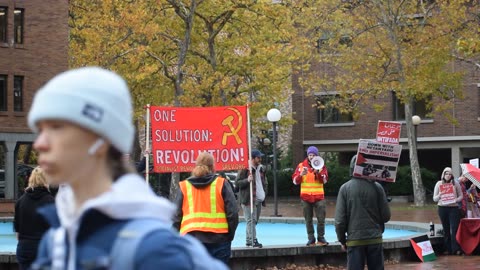 Confrontation at WWU between DSA Intifada and Pro-Israel Counter Demo