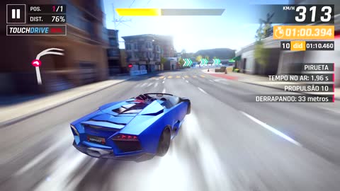 Asphalt 9: Lamborghini Reventon Roadster Rodada 5 São Francisco - 1⭐️Tunel travado