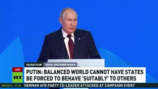 So-called 'international order' is nonsense - Putin