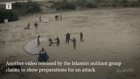 Hamas release dramatic footage claiming to show dawn raid on Israeli compund