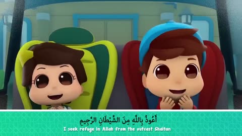Surah Al Fatiha And Four Quls| Islamic Series And Songs For Kids| Omar And Hana