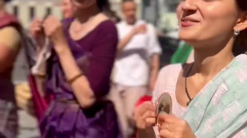 Harinam Sankirtan in Moscow, Russia July 2024