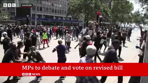 Kenya’s new tax bill sparks nationwide protests | BBC News