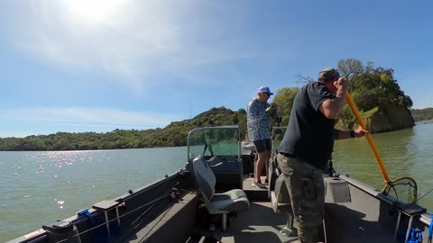 QUALITY BASS ON LAKE MENDOCINO! WE FOUND THE BIG GIRLS IN THE SFTERNOON!