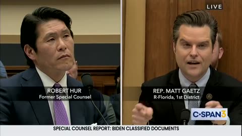 Special Counsel Robert Hur Testifies General Secretary Biden Lied About Having Classified Documents