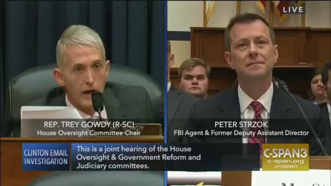 Trey Gowdy obliterated FBI Agent Peter Strzok in 9 seconds