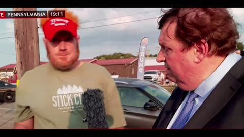 Interview with a guy outside the security perimeter who saw the Trump shooter before he fired