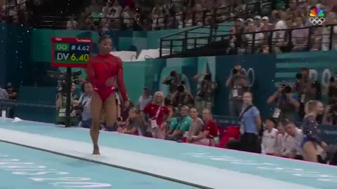 Simone biles adds another gold medal by crushing the vault at paris olympics nbc sports