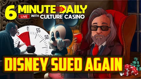 Disney Sued AGAIN - 6 Minute Daily - Every weekday - March 8th